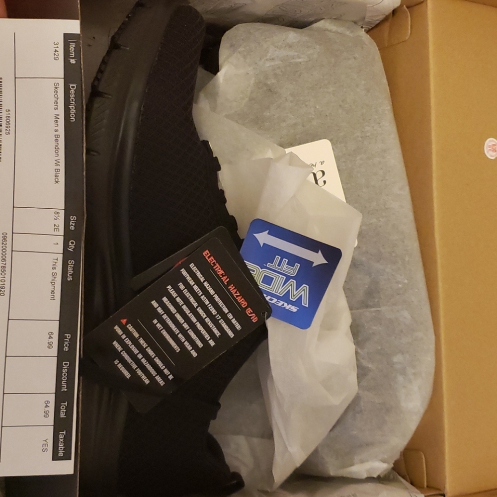 Slip resistant skechers